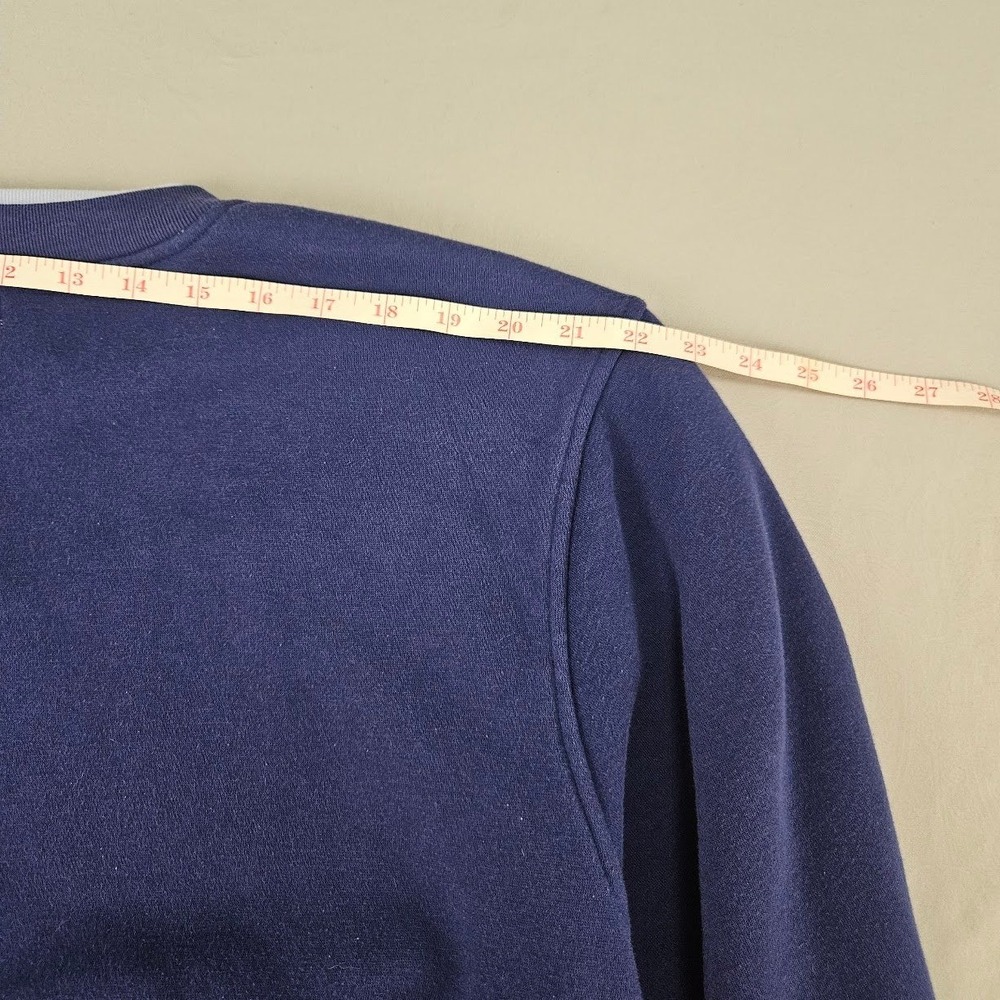 EXTRA SHENANIGANS | Polar Bear Winter Button Front Sweatshirt Navy Blue 3X VTG - Picture 12 of 14